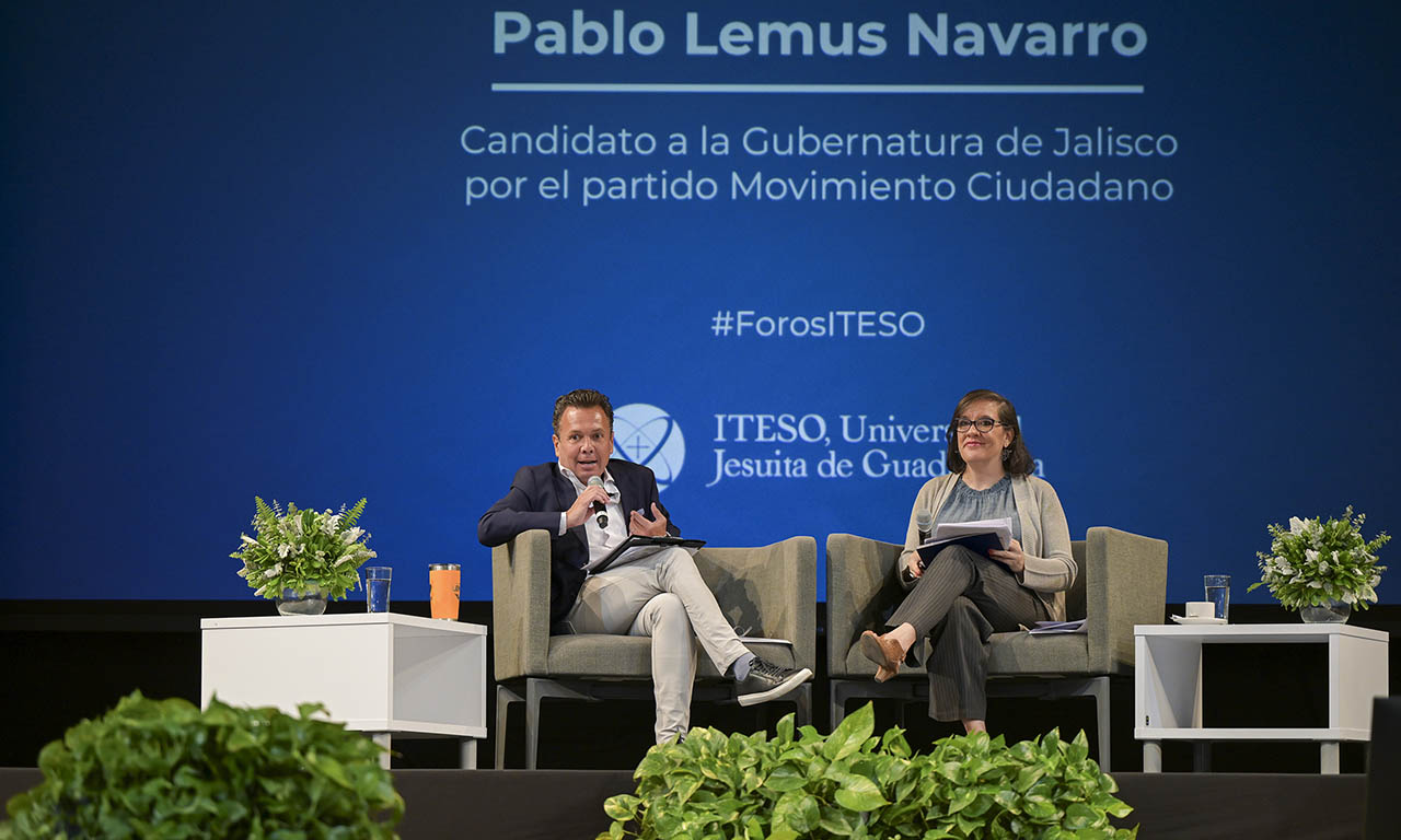 Pablo Lemus presentó sus propuestas en el ITESO